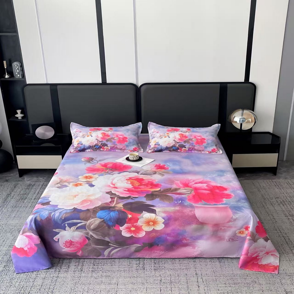 91家纺网 家纺一手货源 找家纺 （总）粉黛 2026新款老粗布凉席三件套