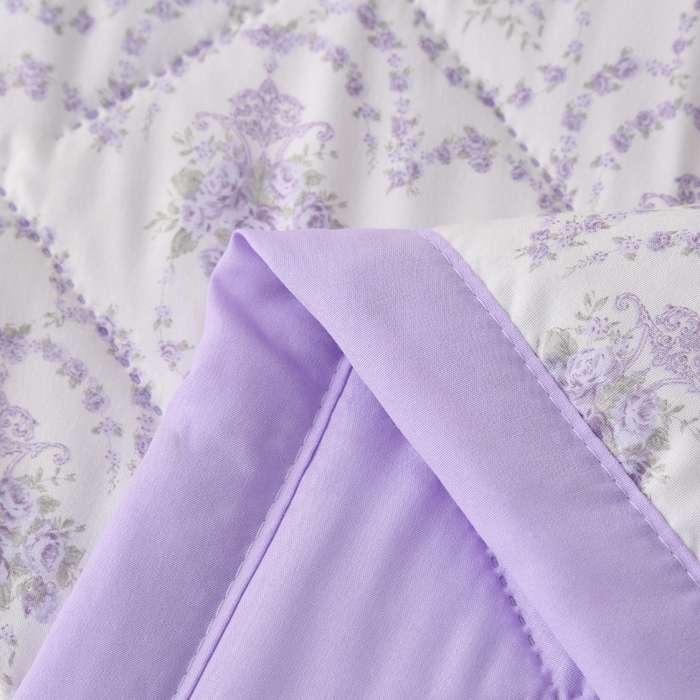 91家纺网 家纺一手货源 找家纺 被多多被业 2026新款水洗棉印花夏被空调被夏凉被 幽静清香