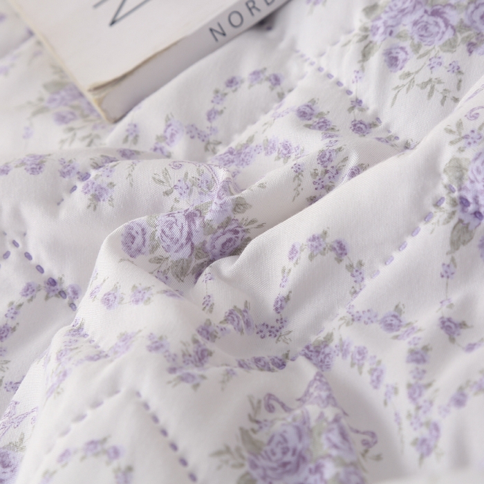 91家纺网 家纺一手货源 找家纺 被多多被业 2026新款水洗棉印花夏被空调被夏凉被 幽静清香