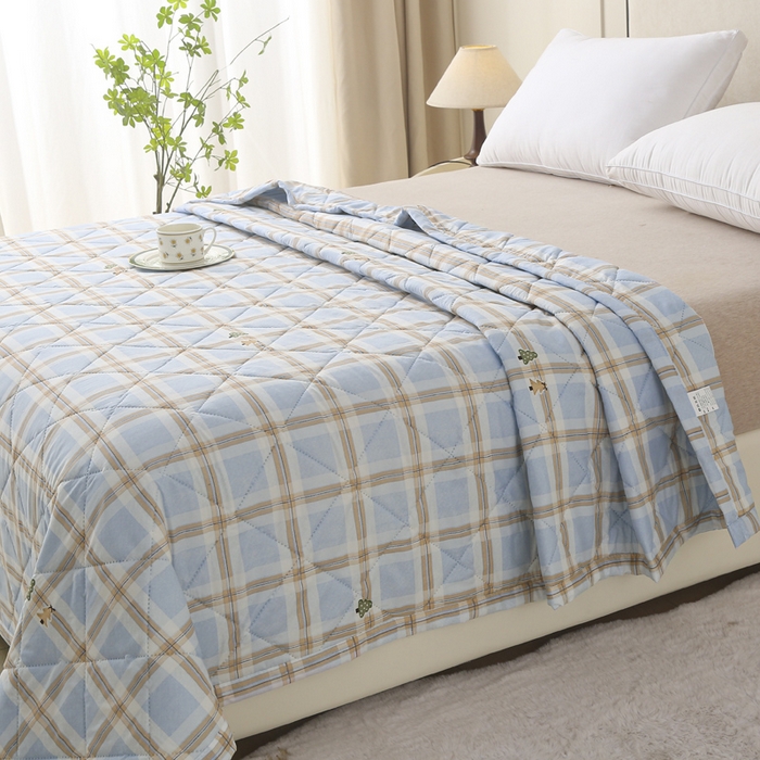 91家纺网 家纺一手货源 找家纺 被多多被业 2026新款亲肤棉夏被空调被夏凉被 贝诺