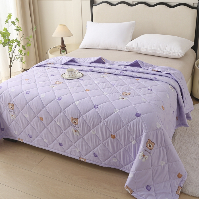 被多多被业 2026新款亲肤棉夏被空调被夏凉被 机灵小熊