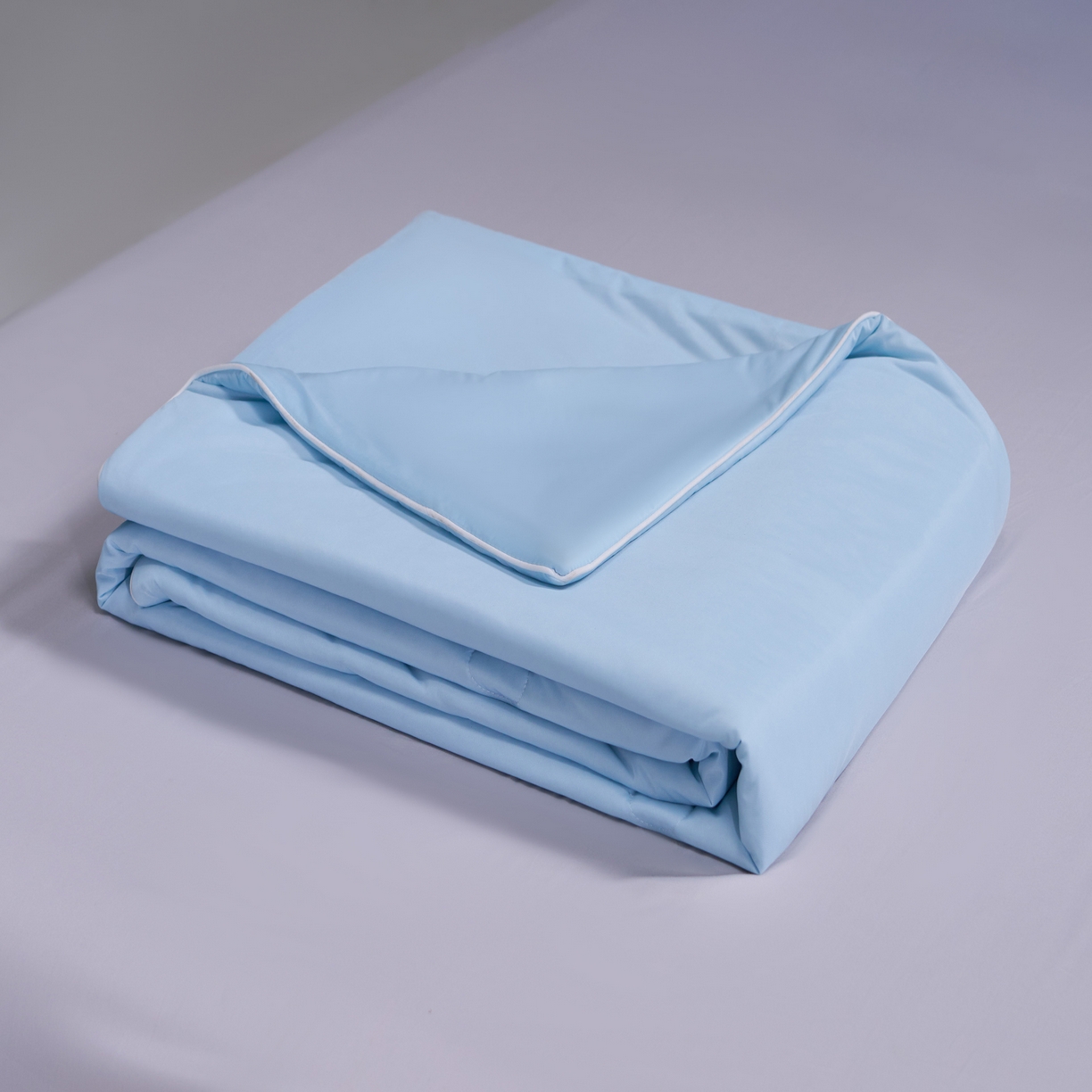 佳轩家纺 2026新款超柔凉感丝夏被夏凉被空调被 天空蓝