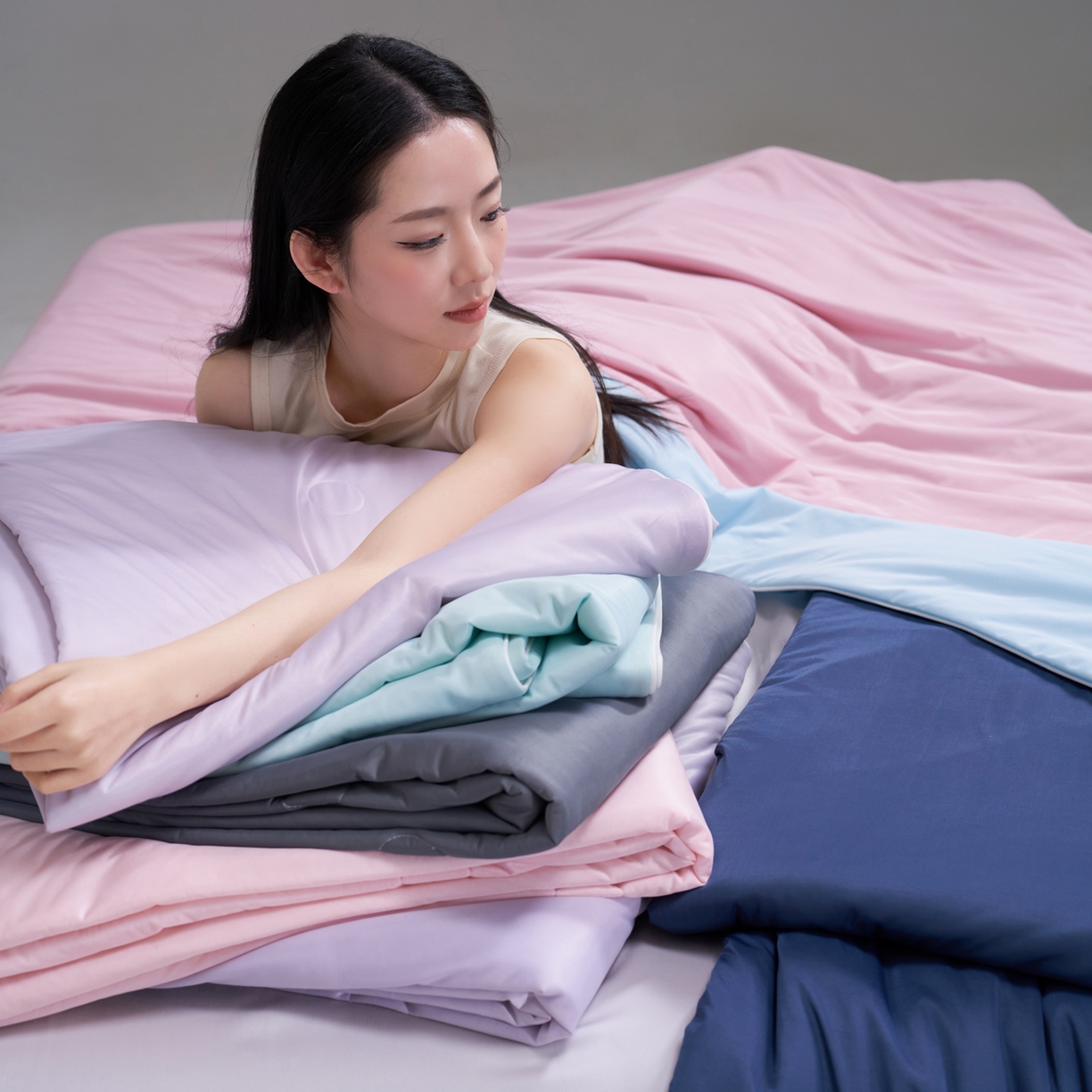 91家纺网 家纺一手货源 找家纺 （总）佳轩家纺 2026新款超柔凉感丝夏被夏凉被空调被