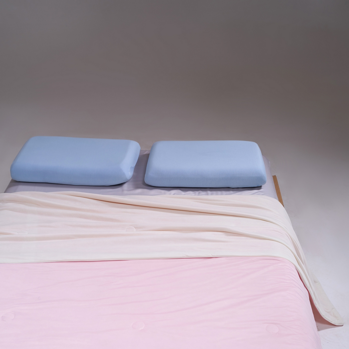 91家纺网 家纺一手货源 找家纺 佳轩家纺 2026新款超柔凉感丝夏被夏凉被空调被 浅粉-米黄