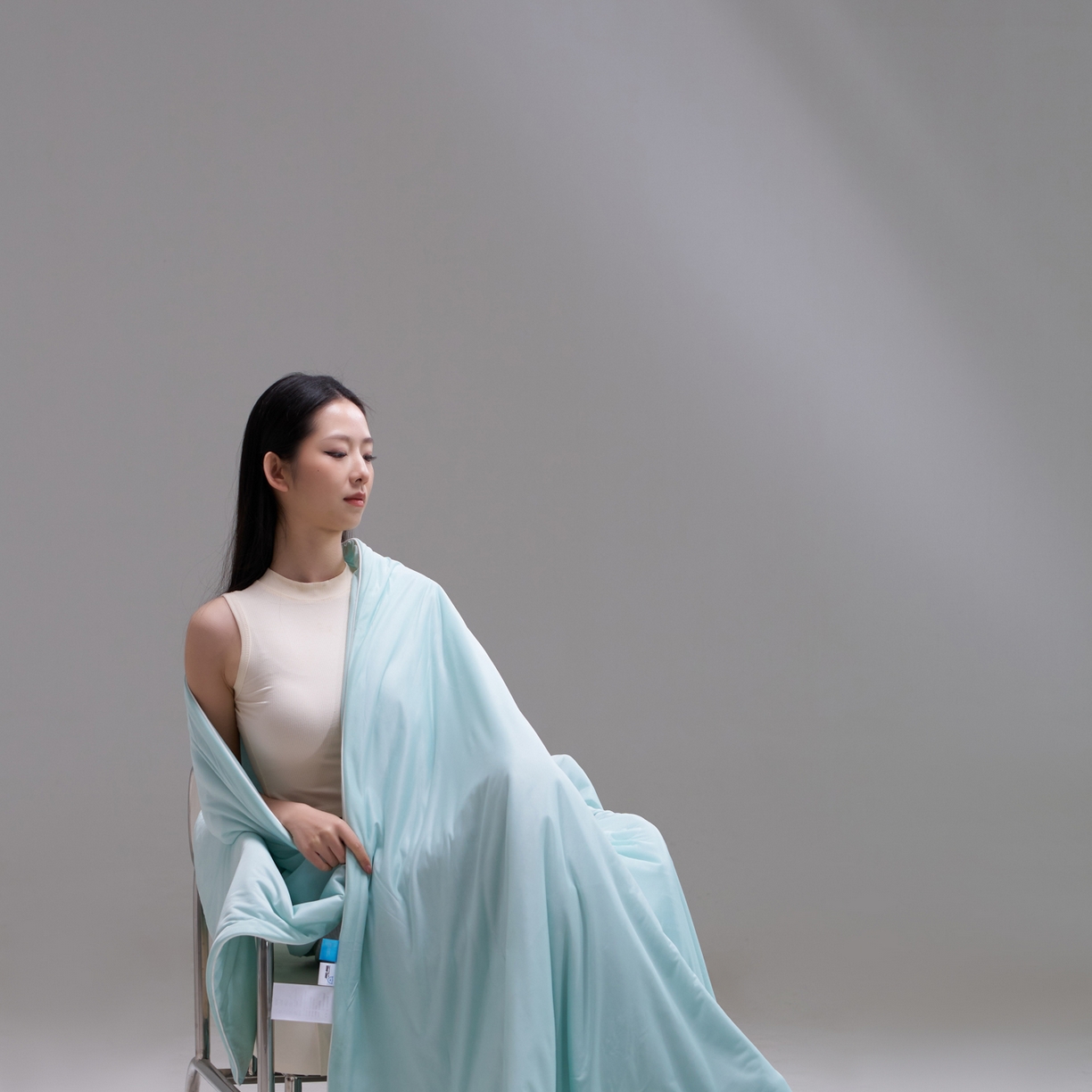 91家纺网 家纺一手货源 找家纺 佳轩家纺 2026新款超柔凉感丝夏被夏凉被空调被 清透水绿