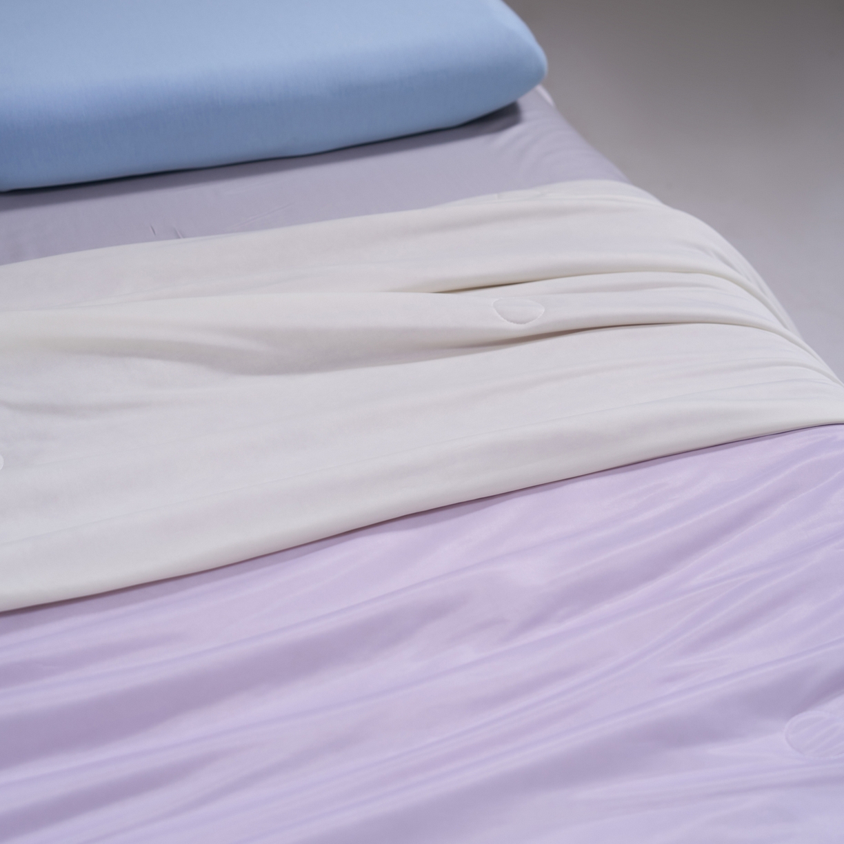 91家纺网 家纺一手货源 找家纺 佳轩家纺 2026新款超柔凉感丝夏被夏凉被空调被 浅紫-米黄