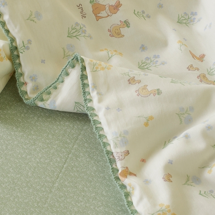 91家纺网 家纺一手货源 找家纺 （总）暖阳 2026新款全棉贝壳边棉花夏被夏凉被空调被