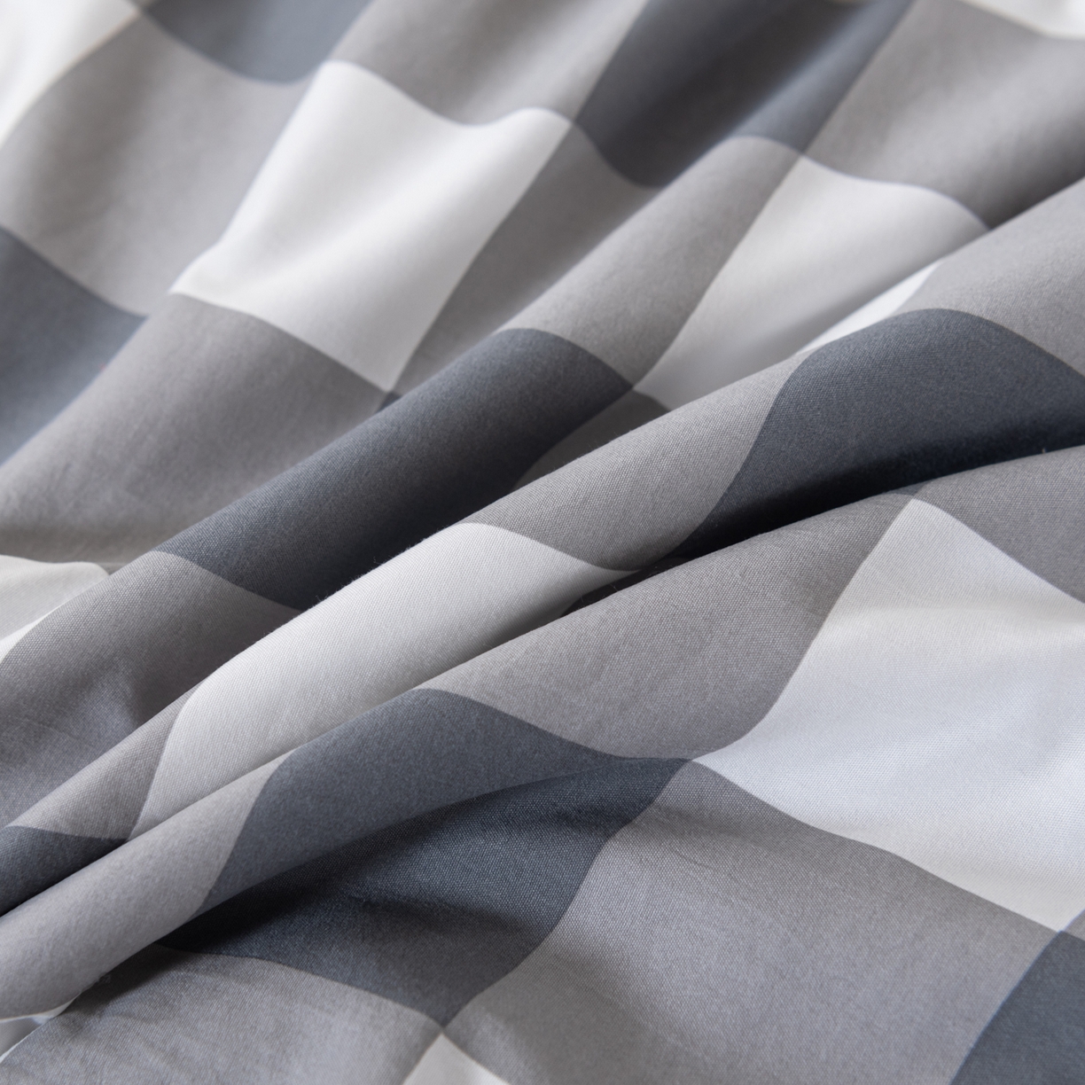 91家纺网 家纺一手货源 找家纺 佳轩家纺 2026新款色织水洗棉棉花夏被夏凉被空调被 灰中格