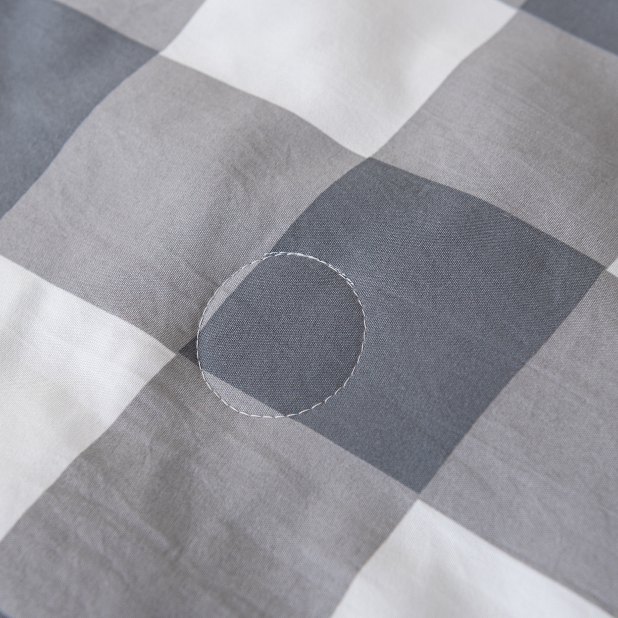 91家纺网 家纺一手货源 找家纺 佳轩家纺 2026新款色织水洗棉棉花夏被夏凉被空调被 灰中格