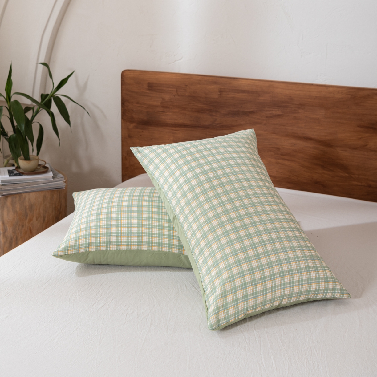 91家纺网 家纺一手货源 找家纺 佳轩家纺 2026新款色织水洗棉棉花夏被夏凉被空调被 抹茶绿