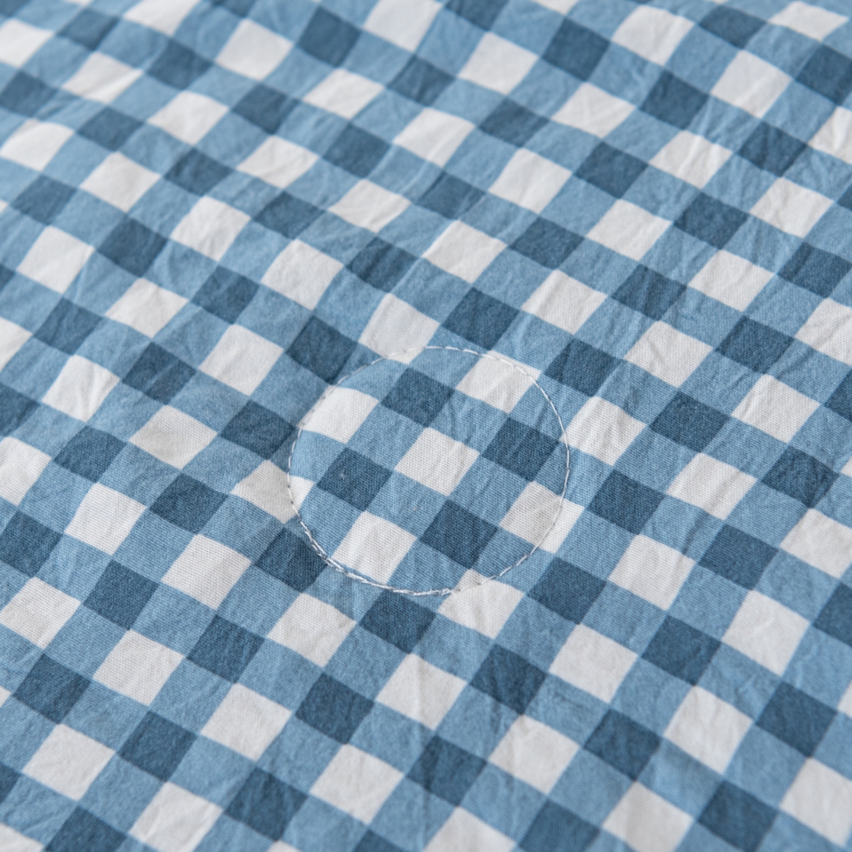 91家纺网 家纺一手货源 找家纺 佳轩家纺 2026新款色织水洗棉棉花夏被夏凉被空调被 蓝小格