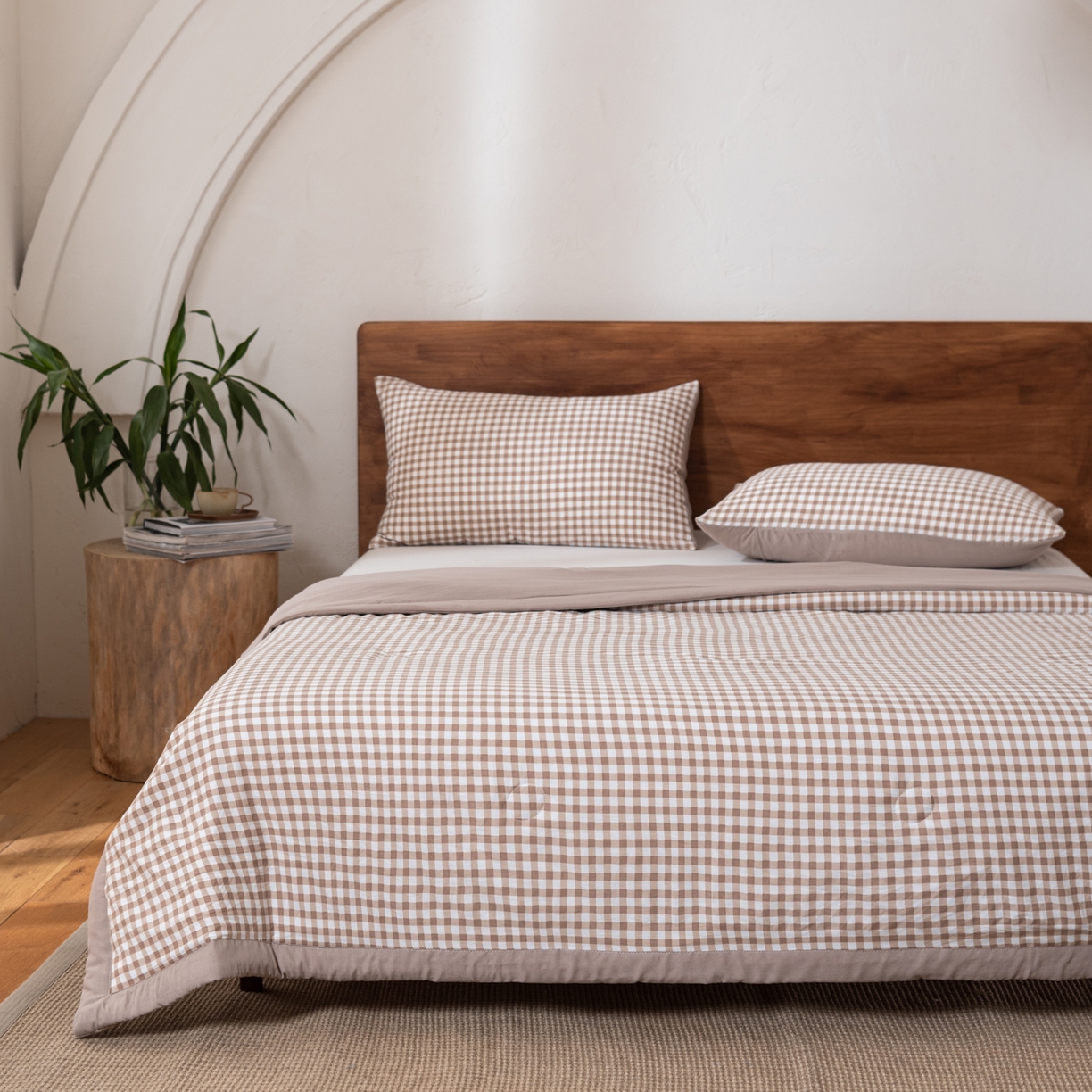 91家纺网 家纺一手货源 找家纺 佳轩家纺 2026新款色织水洗棉棉花夏被夏凉被空调被 卡小格