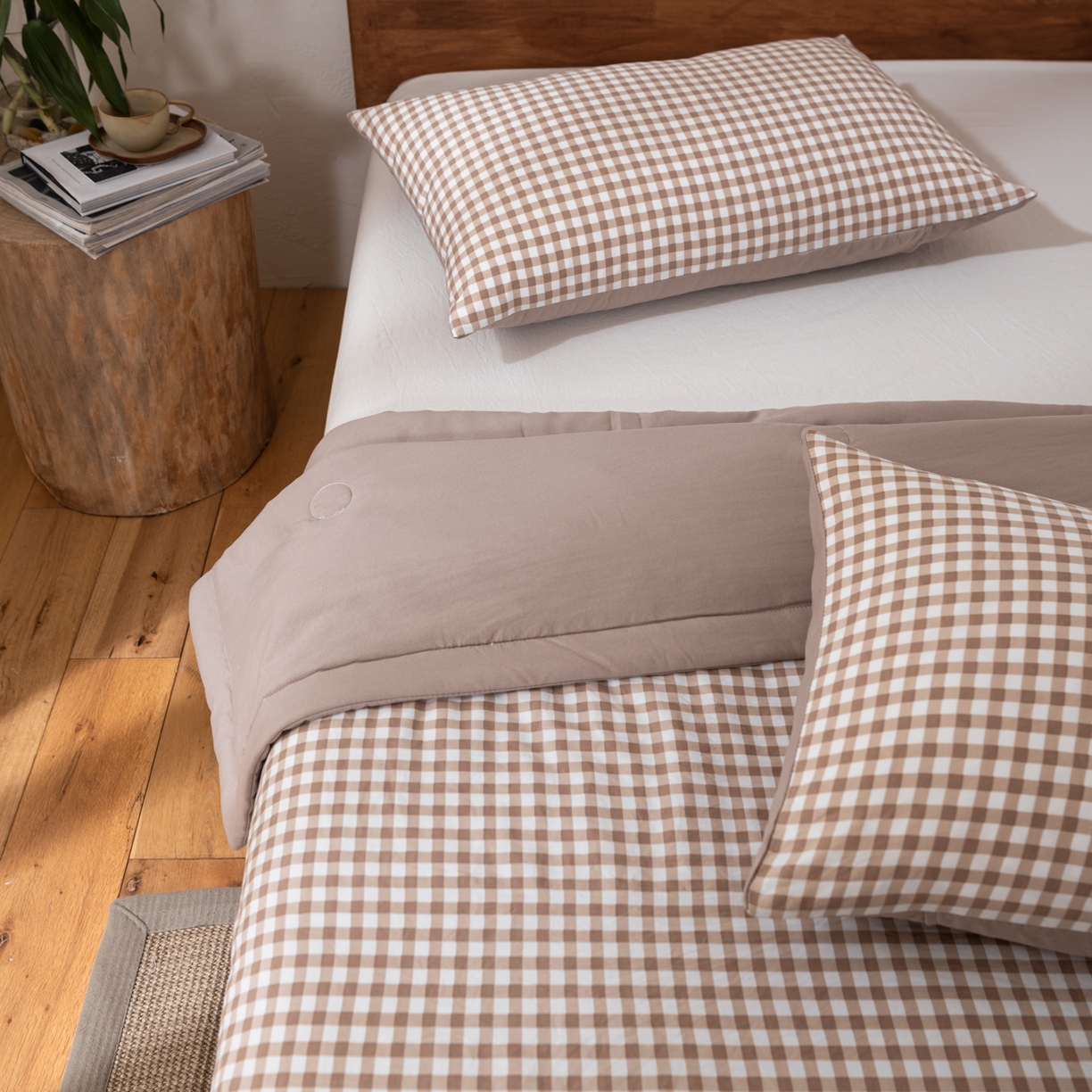 91家纺网 家纺一手货源 找家纺 佳轩家纺 2026新款色织水洗棉棉花夏被夏凉被空调被 卡小格