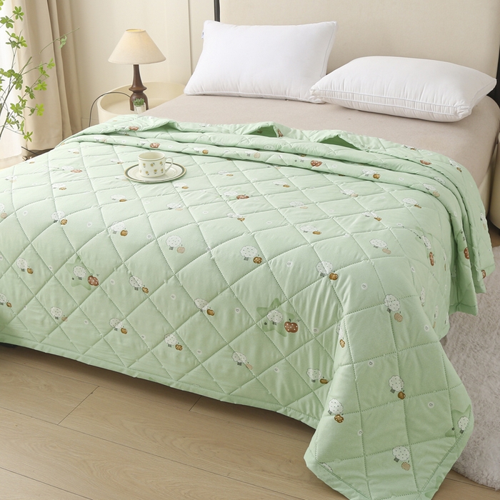 被多多被业 2026新款亲肤棉夏被空调被夏凉被 苹果树