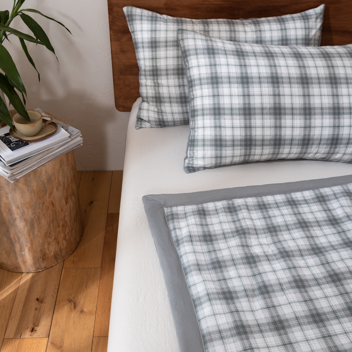 91家纺网 家纺一手货源 找家纺 佳轩家纺 2026新款色织水洗棉棉花夏被夏凉被空调被 光年灰