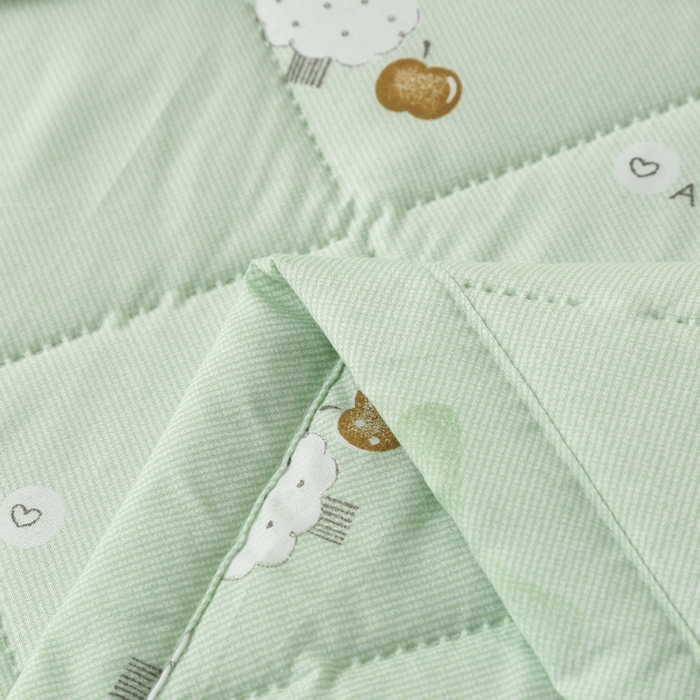 91家纺网 家纺一手货源 找家纺 被多多被业 2026新款亲肤棉夏被空调被夏凉被 苹果树