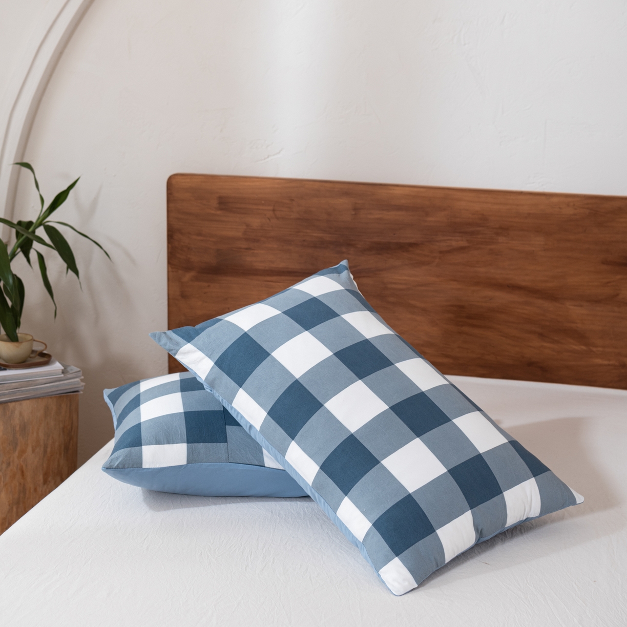 91家纺网 家纺一手货源 找家纺 佳轩家纺 2026新款色织水洗棉棉花夏被夏凉被空调被 蓝中格