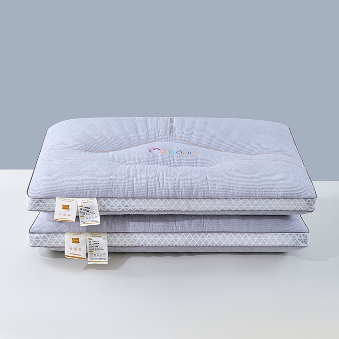 91家纺网 家纺一手货源 找家纺 浩宇家纺 2026新款新款雪尼绒云感眠枕皮枕壳枕芯枕头家用舒适成人定型款2618 灰色