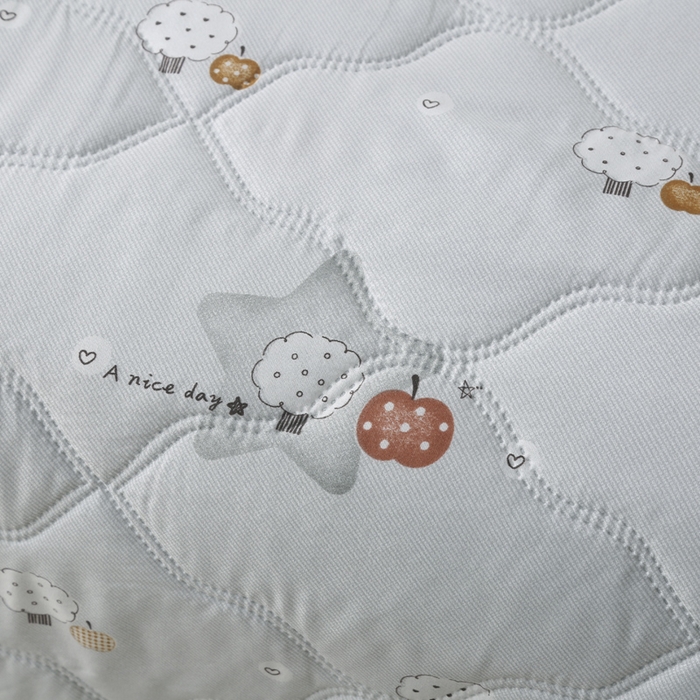 91家纺网 家纺一手货源 找家纺 被多多被业 2026新款亲肤棉夏被空调被夏凉被 苹果树-灰