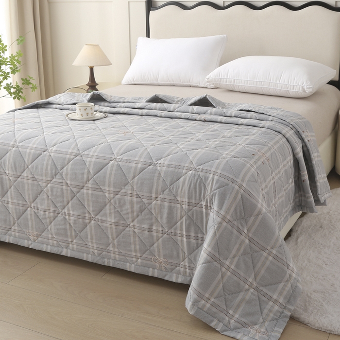 91家纺网 家纺一手货源 找家纺 被多多被业 2026新款亲肤棉夏被空调被夏凉被 赛普斯