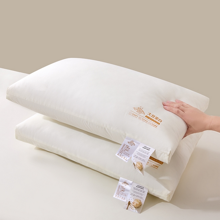 91家纺网 家纺一手货源 找家纺 （总）浩宇家纺 2026新款跑量大豆蛋白枕蛋白纤维枕头枕芯酒店成人家用学生单人2617