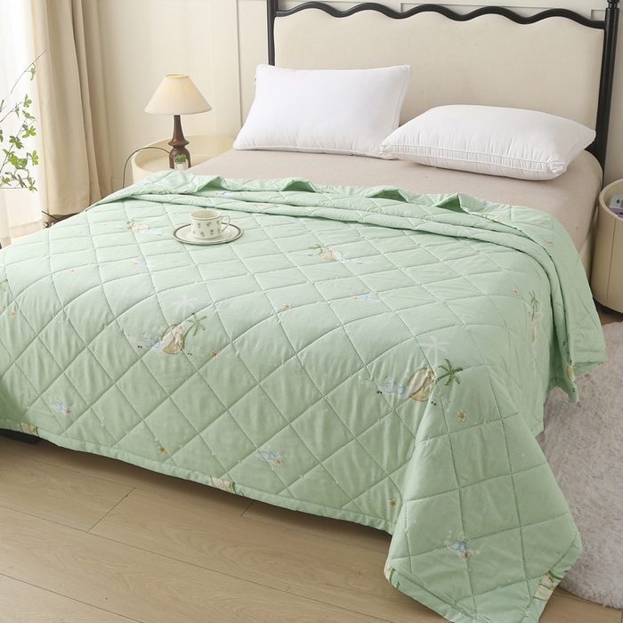 被多多被业 2026新款亲肤棉夏被空调被夏凉被 椰树