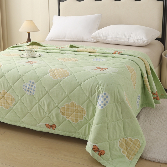 91家纺网 家纺一手货源 找家纺 被多多被业 2026新款亲肤棉夏被空调被夏凉被 云程万里