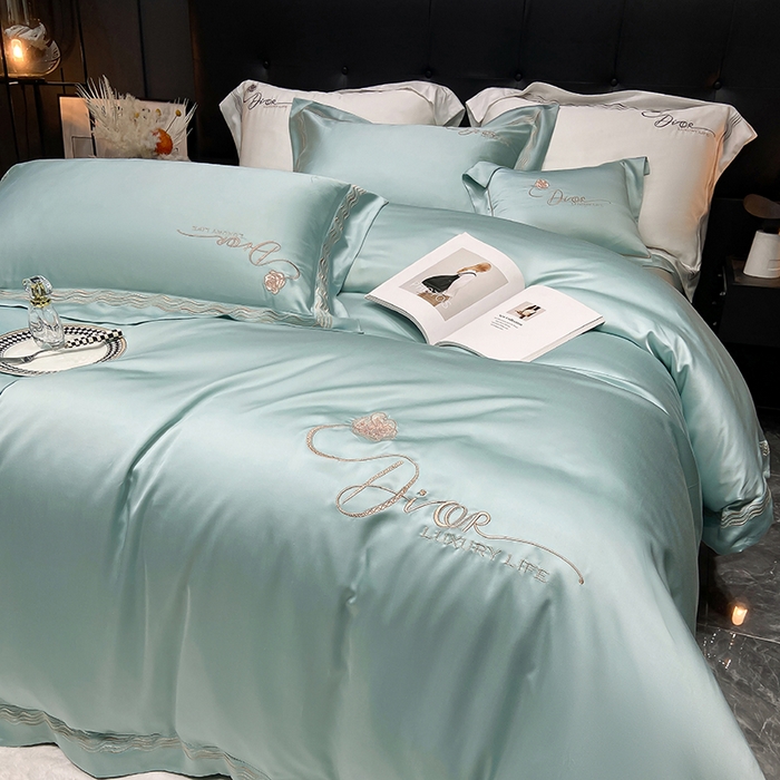 91家纺网 家纺一手货源 找家纺 （总）家居1号家纺 2026新款60支LF级奥地利兰精天丝四件套-迪莉尔