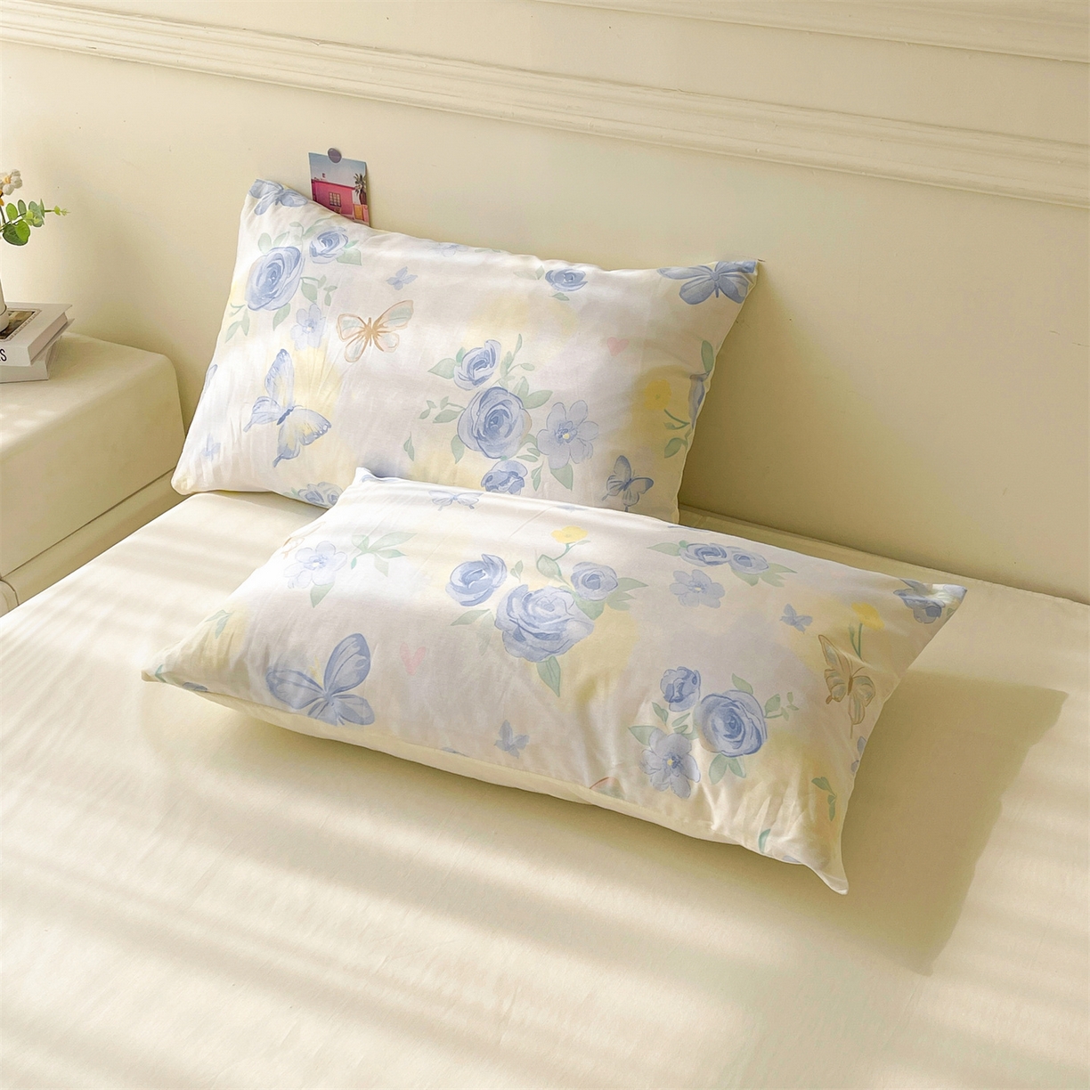 91家纺网 家纺一手货源 找家纺 仁凯家纺 2026新款A类里外全棉新疆棉花夏被四件套 被子被芯 水彩蝶梦