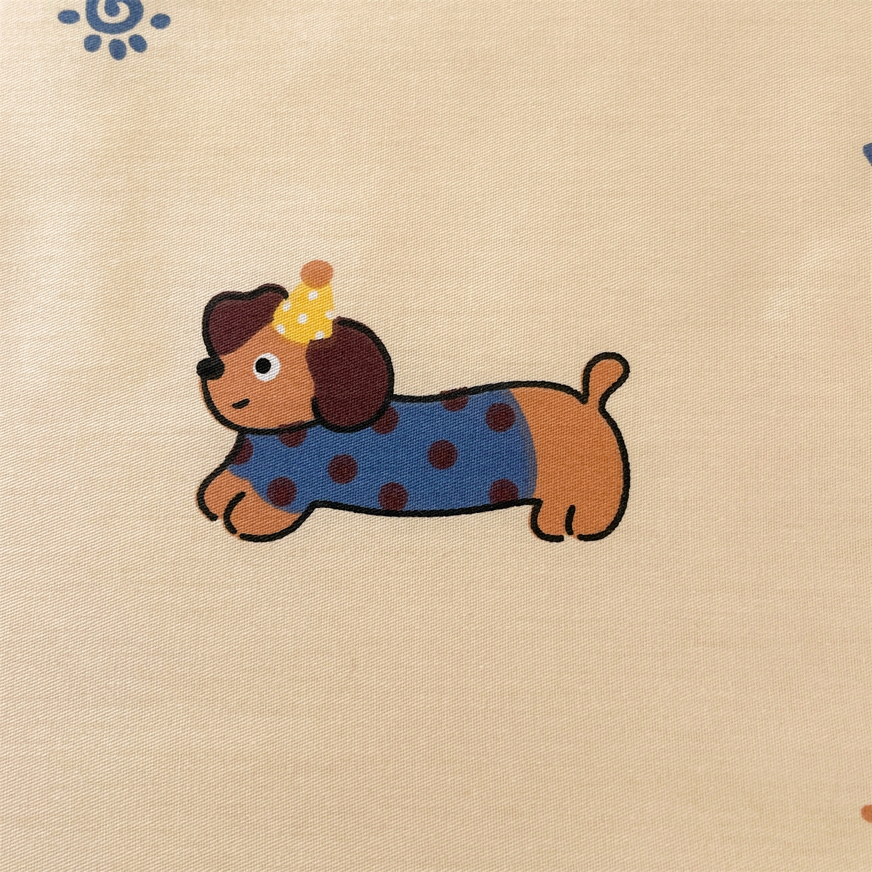 91家纺网 家纺一手货源 找家纺 仁凯家纺 2026新款A类里外全棉新疆棉花夏被四件套 被子被芯 萌犬星眠