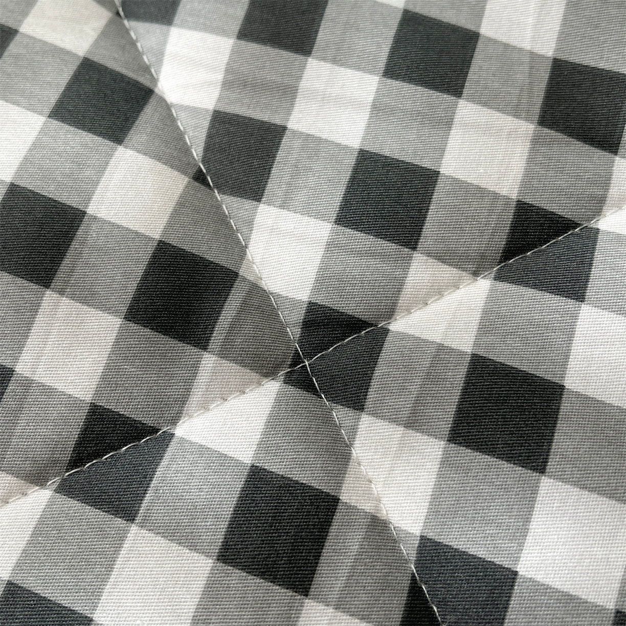 91家纺网 家纺一手货源 找家纺 仁凯家纺 2026新款A类里外全棉新疆棉花夏被四件套 被子被芯 灰序格