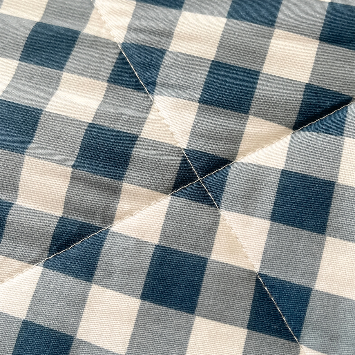 91家纺网 家纺一手货源 找家纺 仁凯家纺 2026新款A类里外全棉新疆棉花夏被四件套 被子被芯 蓝序格