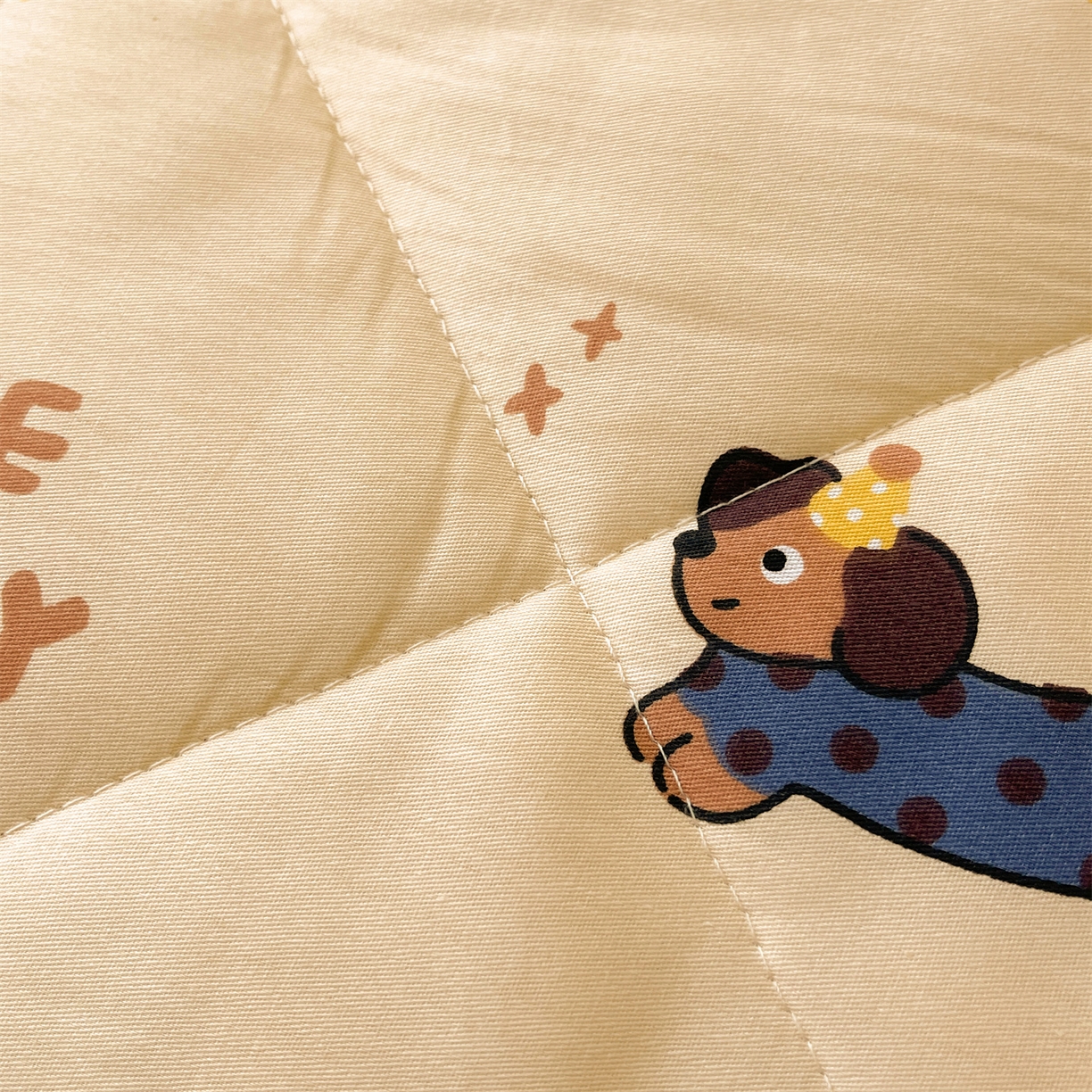 91家纺网 家纺一手货源 找家纺 仁凯家纺 2026新款A类里外全棉新疆棉花夏被四件套 被子被芯 萌犬星眠