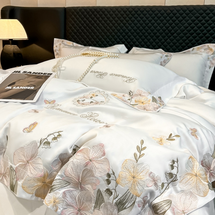 91家纺网 家纺一手货源 找家纺 （总）家居1号家纺 2026新款60支LF级奥地利兰精天丝四件套-倾城之恋