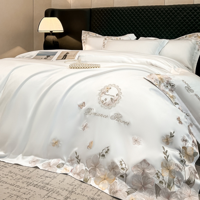 91家纺网 家纺一手货源 找家纺 （总）家居1号家纺 2026新款60支LF级奥地利兰精天丝四件套-倾城之恋