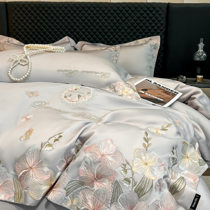 91家纺网 家纺一手货源 找家纺 家居1号家纺 2026新款60支LF级奥地利兰精天丝四件套-倾城之恋 倾城之恋-绅士灰