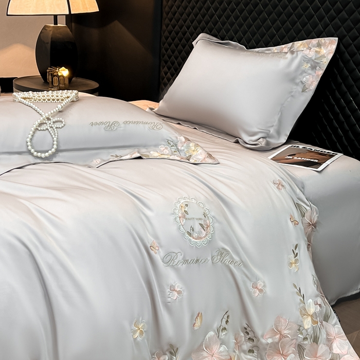 91家纺网 家纺一手货源 找家纺 家居1号家纺 2026新款60支LF级奥地利兰精天丝四件套-倾城之恋 倾城之恋-绅士灰