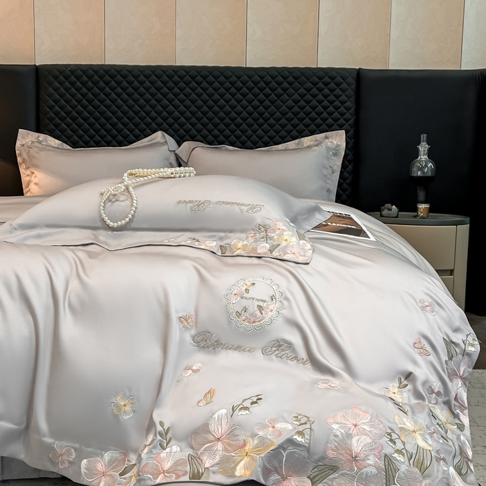 91家纺网 家纺一手货源 找家纺 家居1号家纺 2026新款60支LF级奥地利兰精天丝四件套-倾城之恋 倾城之恋-绅士灰