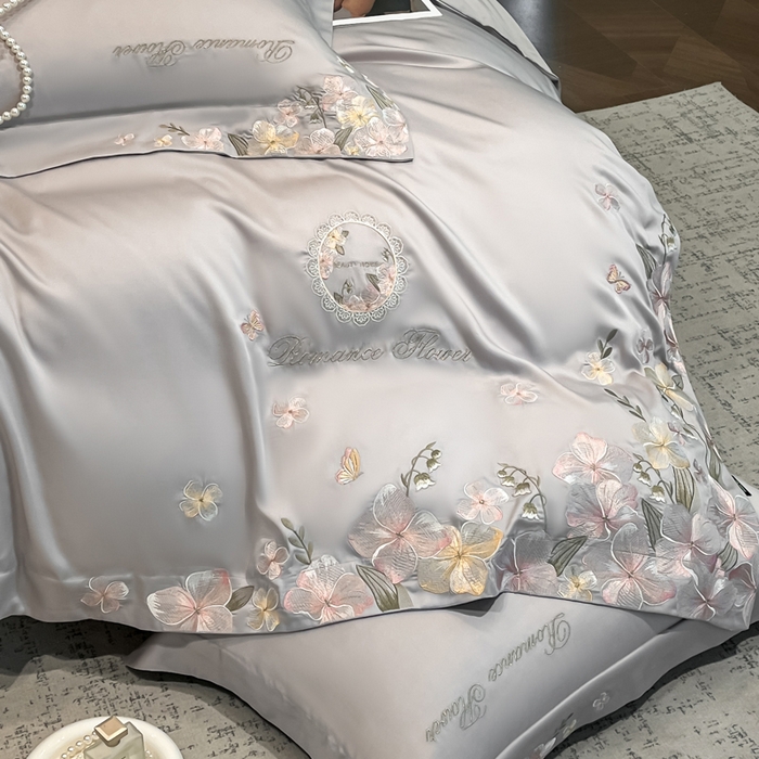 91家纺网 家纺一手货源 找家纺 家居1号家纺 2026新款60支LF级奥地利兰精天丝四件套-倾城之恋 倾城之恋-绅士灰