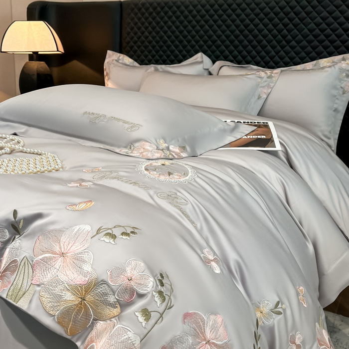 91家纺网 家纺一手货源 找家纺 家居1号家纺 2026新款60支LF级奥地利兰精天丝四件套-倾城之恋 倾城之恋-绅士灰