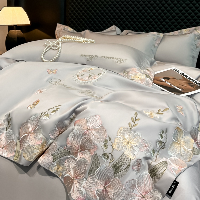 91家纺网 家纺一手货源 找家纺 家居1号家纺 2026新款60支LF级奥地利兰精天丝四件套-倾城之恋 倾城之恋-绅士灰