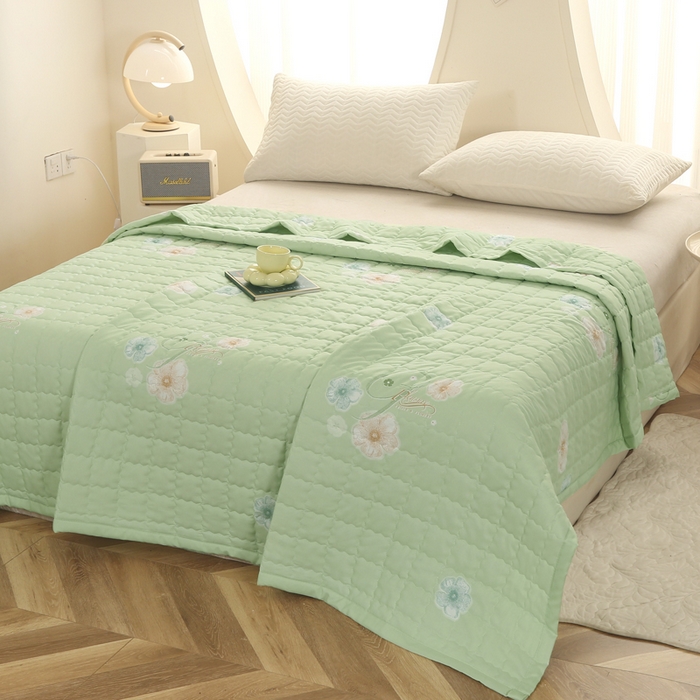 91家纺网 家纺一手货源 找家纺 （总）被多多被业 2026新款亲肤棉绗绣夏被空调被夏凉被