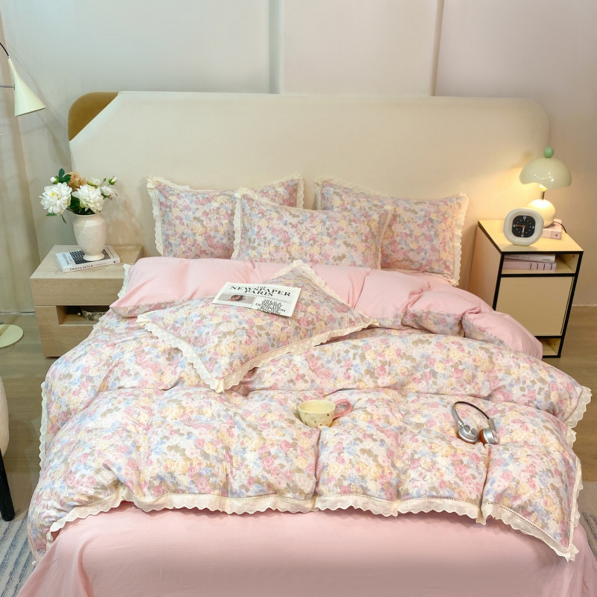 91家纺网 家纺一手货源 找家纺 （总）红淳家纺 2026新款全棉A类双层纱四件套