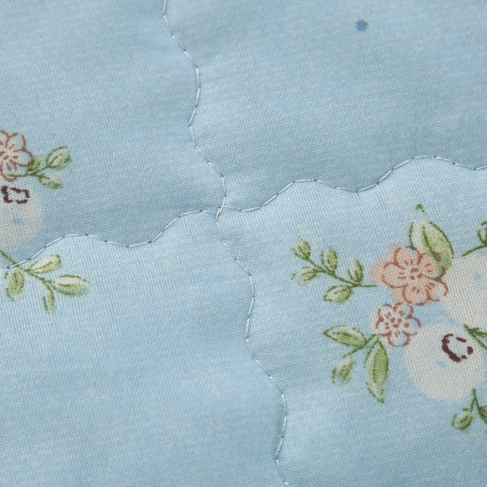 91家纺网 家纺一手货源 找家纺 被多多被业 2026新款亲肤棉绗绣夏被空调被夏凉被 花涧艺