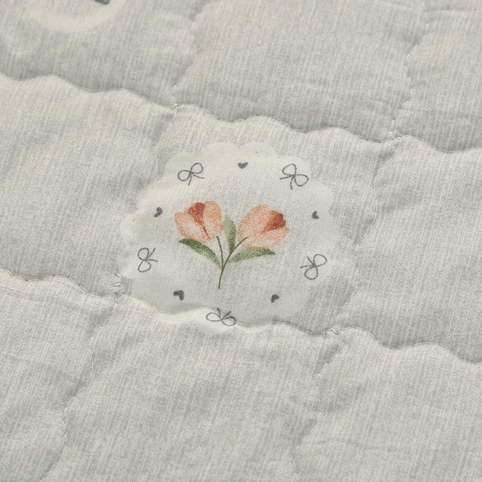 91家纺网 家纺一手货源 找家纺 被多多被业 2026新款亲肤棉绗绣夏被空调被夏凉被 花香动人