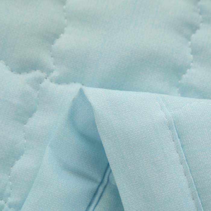 91家纺网 家纺一手货源 找家纺 被多多被业 2026新款亲肤棉绗绣夏被空调被夏凉被 花语绿