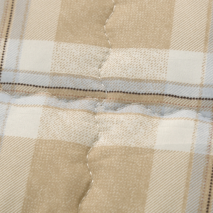 91家纺网 家纺一手货源 找家纺 被多多被业 2026新款亲肤棉绗绣夏被空调被夏凉被 兰茵-咖