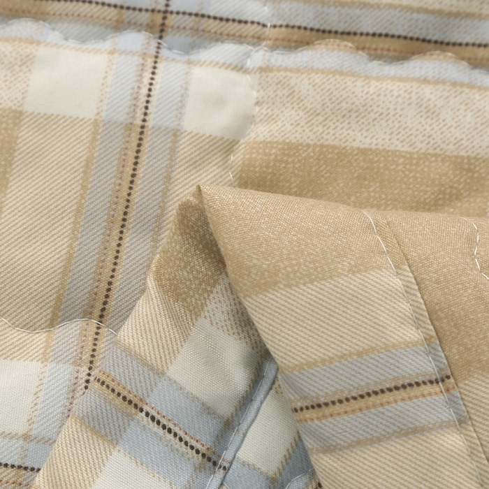 91家纺网 家纺一手货源 找家纺 被多多被业 2026新款亲肤棉绗绣夏被空调被夏凉被 兰茵-咖