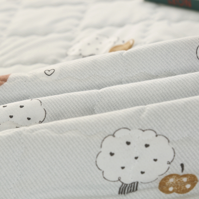 91家纺网 家纺一手货源 找家纺 被多多被业 2026新款亲肤棉绗绣夏被空调被夏凉被 魔法花园