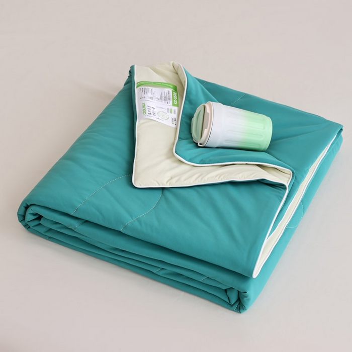 91家纺网 家纺一手货源 找家纺 （总）憨豆家纺 2026春夏新款凉感丝A类锦氨（170克）55大豆抗菌夏被夏凉被空调被（配礼盒）